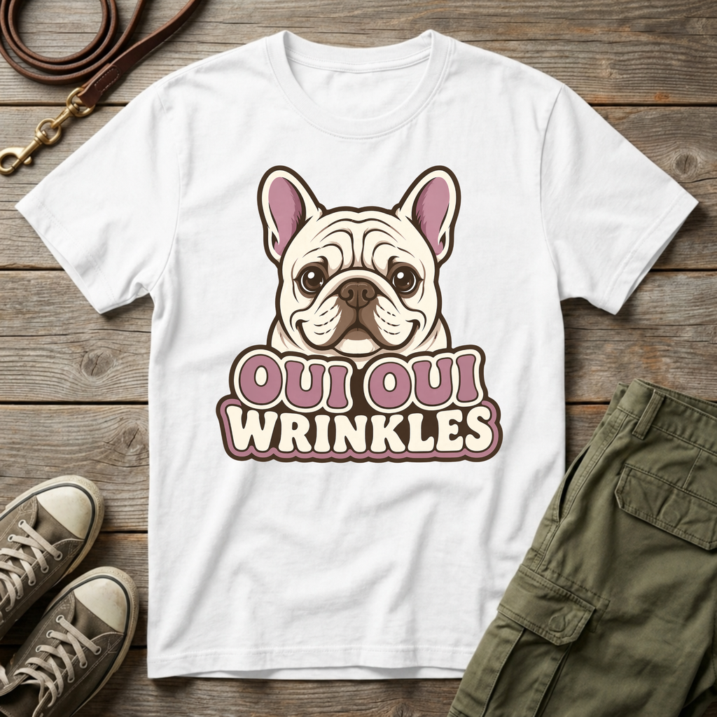 Frenchie Wrinkles T-Shirt