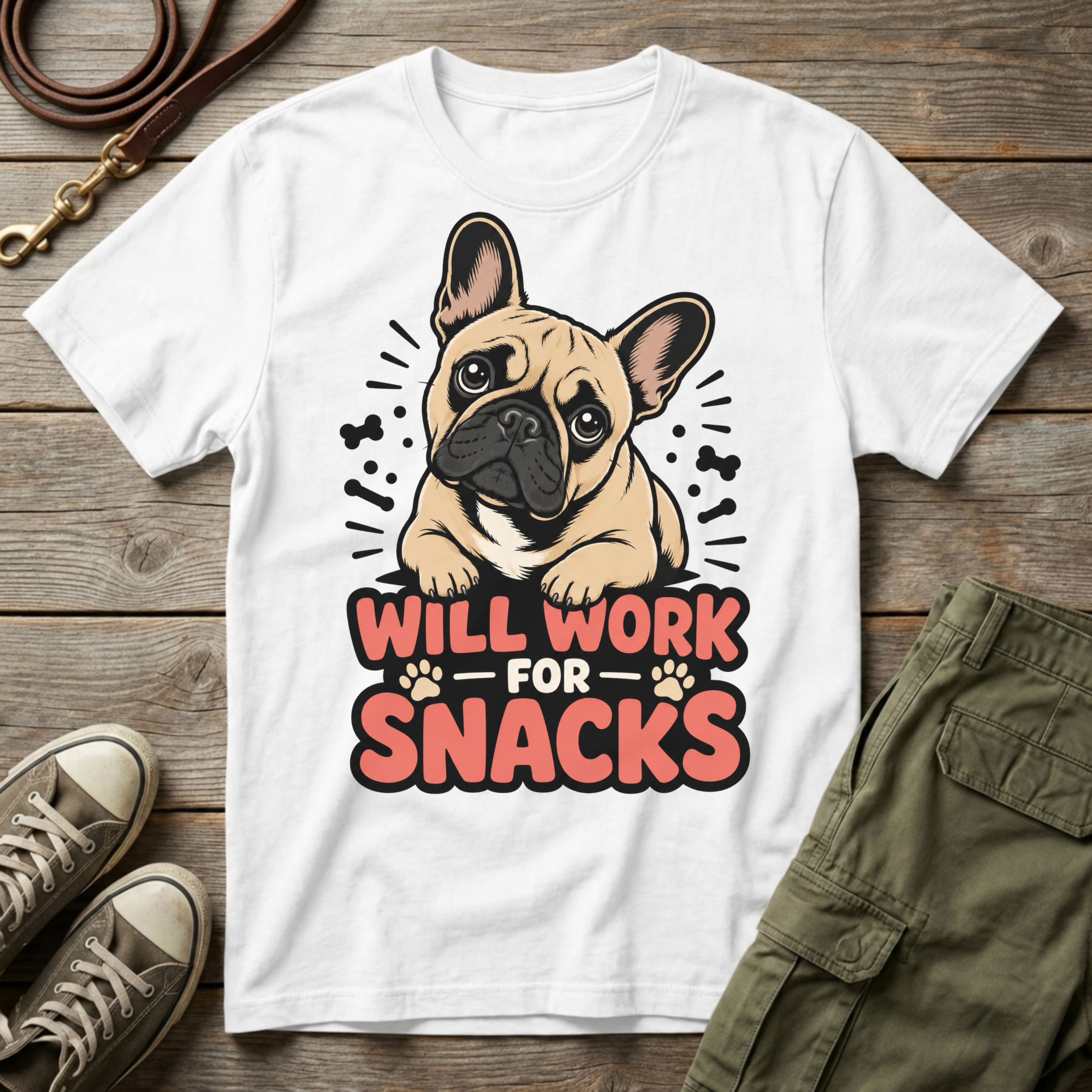 Will Work for Snacks T-Shirt