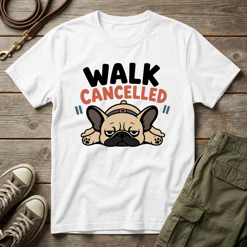 Frenchie Walk Cancelled T-Shirt