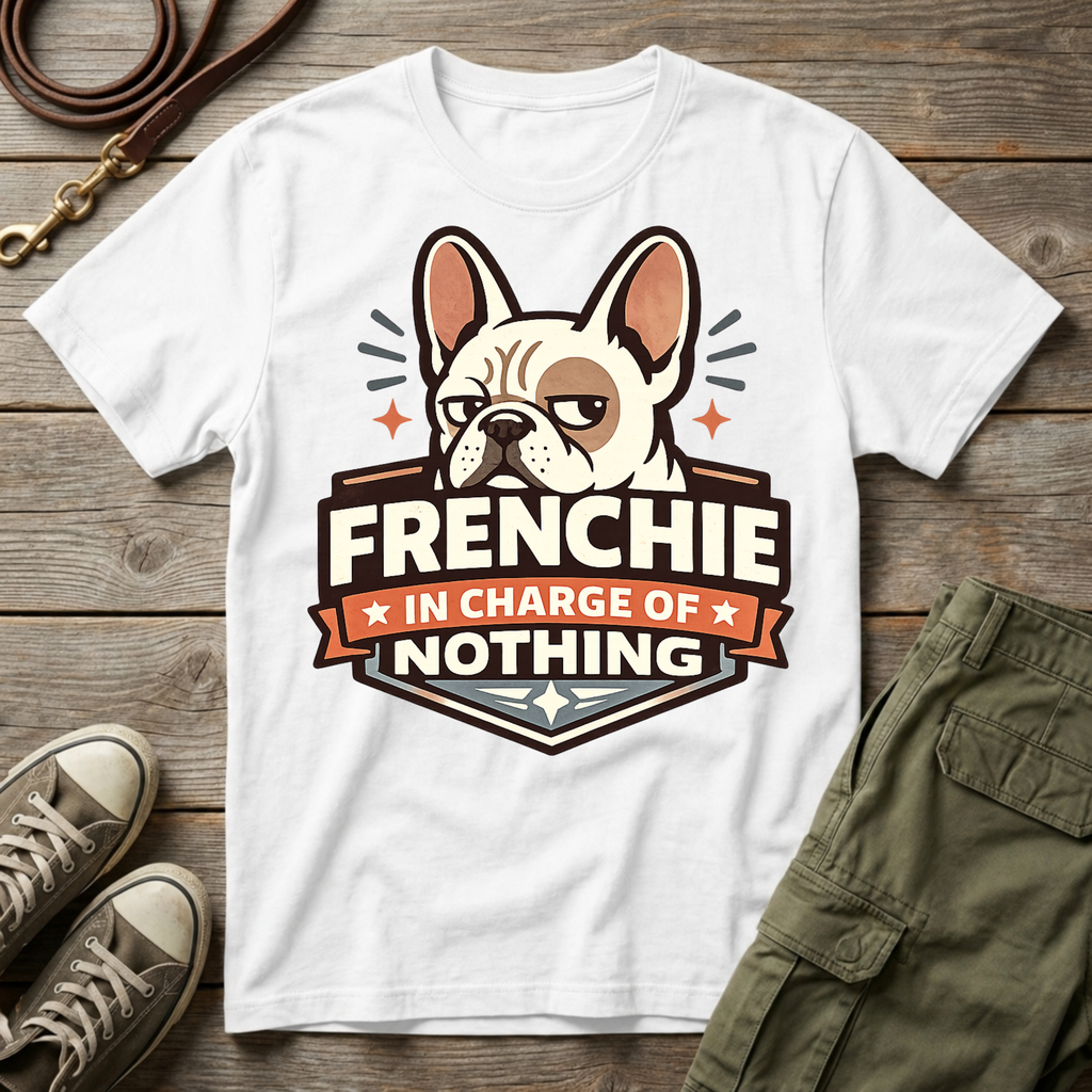 Frenchie Not In Charge T-Shirt