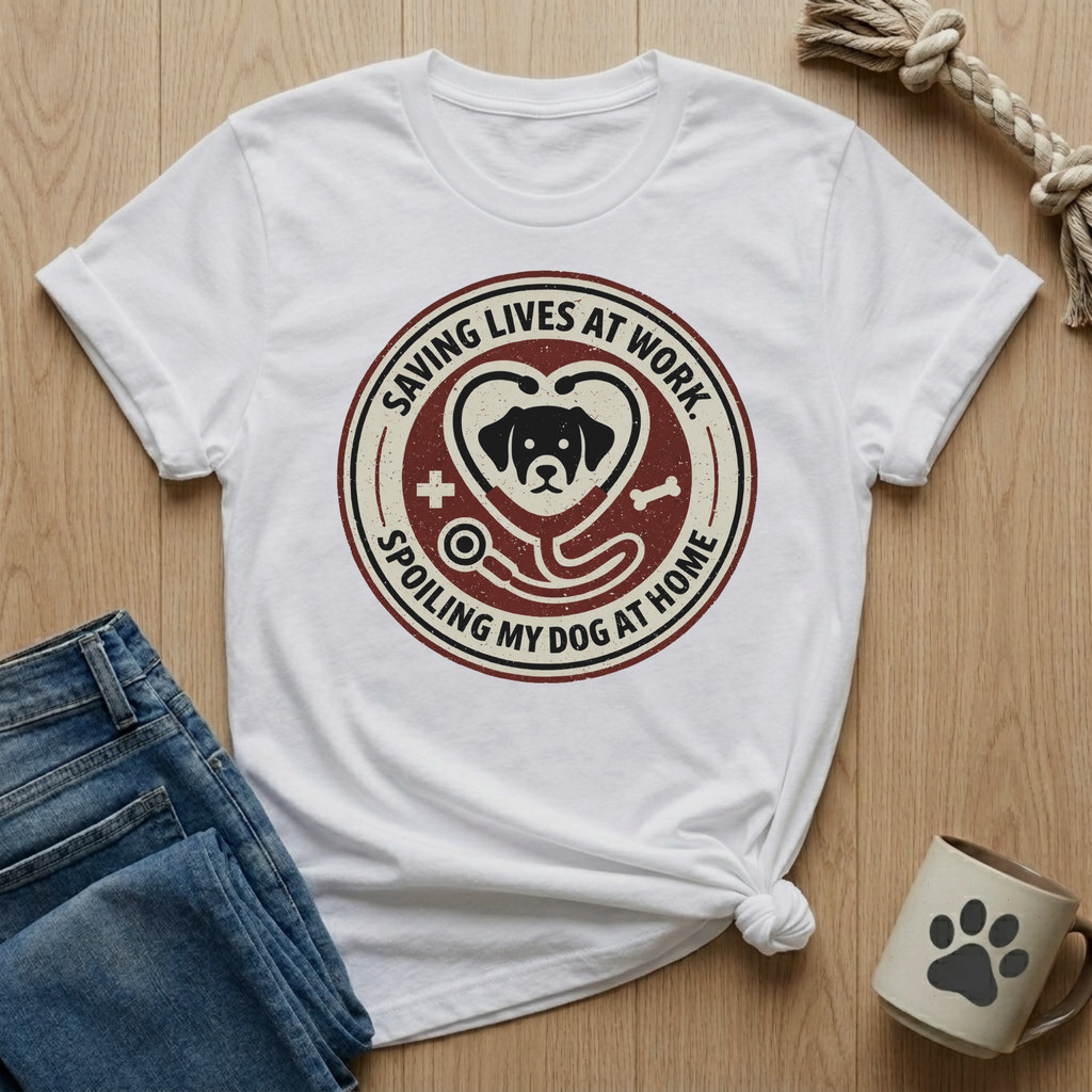 Saving Lives - Spoiling Dog T-Shirt