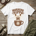 Frenchie Morning Hippo T-Shirt