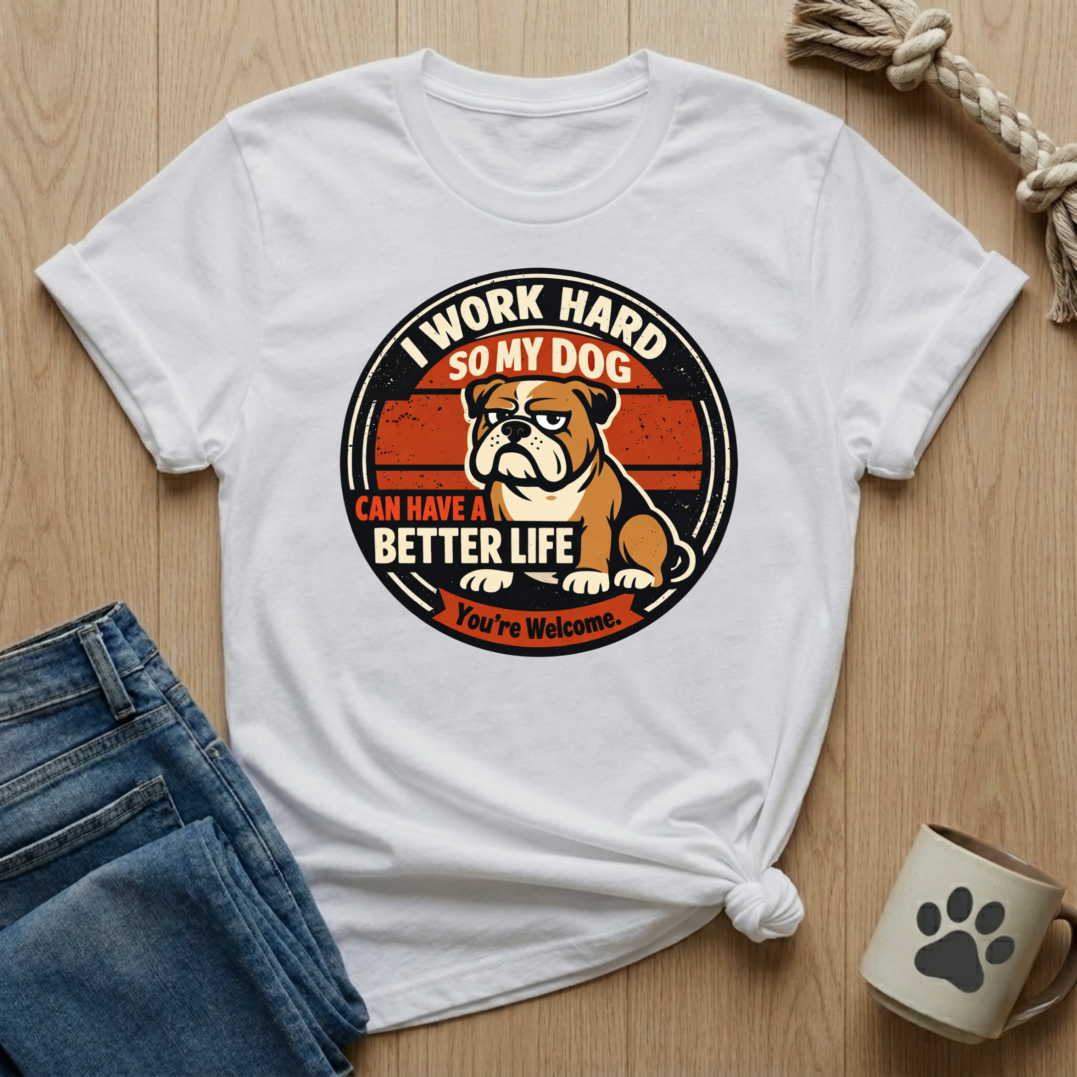I Work Hard So My Dog Can Have A Better Life T-Shirt