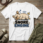 Frenchie Snore Engine T-Shirt