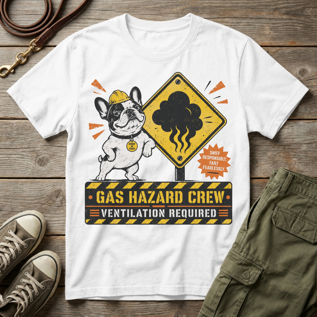 Frenchie Gas Hazard T-Shirt