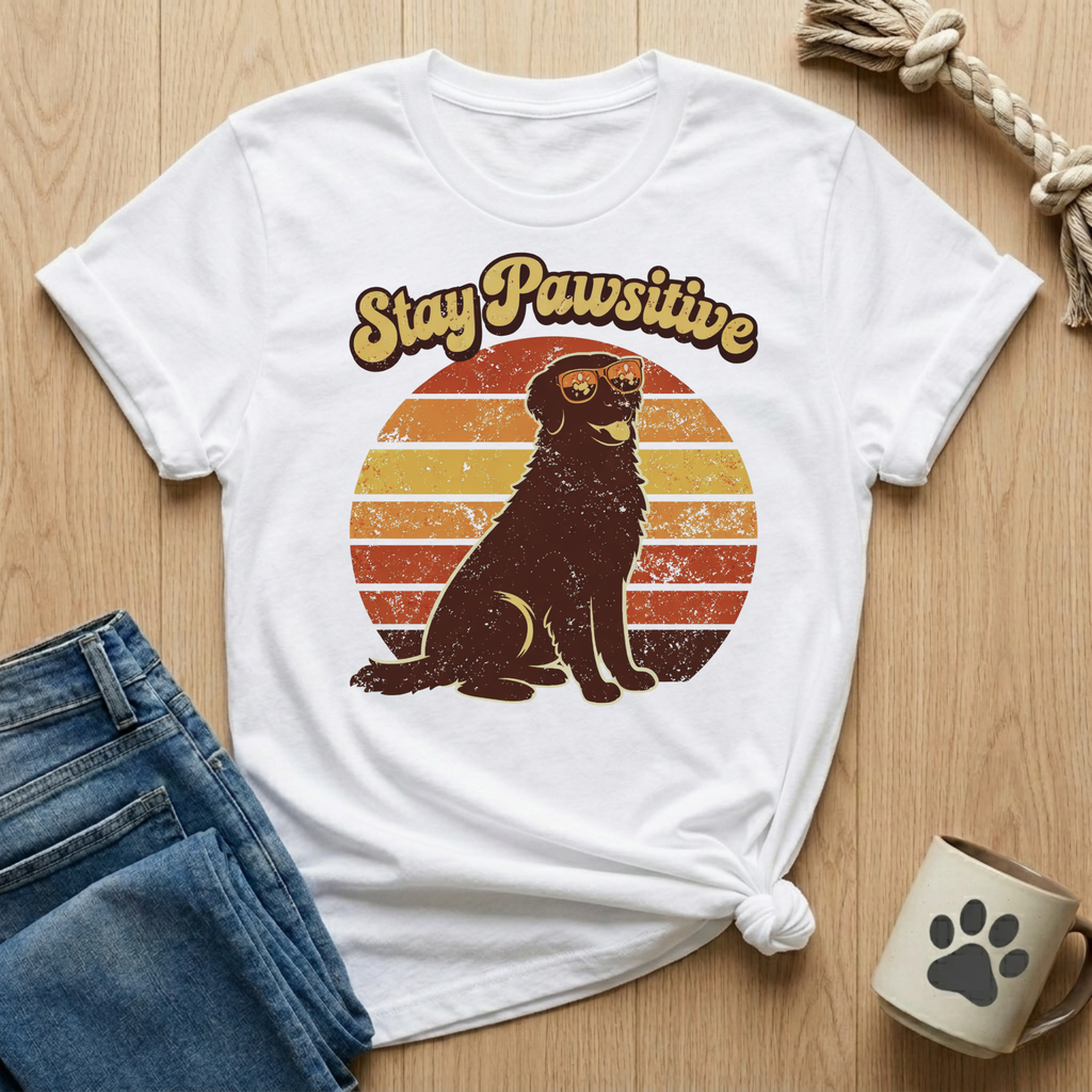 Stay Pawsitive T-Shirt