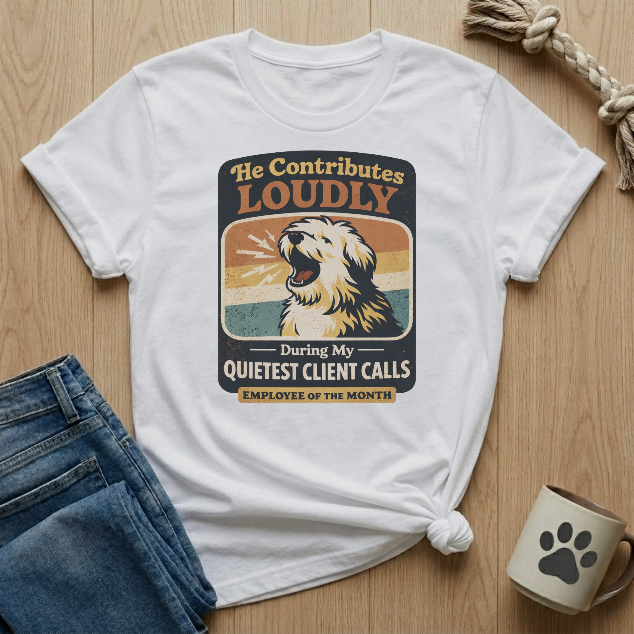 He Contributes Loudly During Client Calls T-Shirt