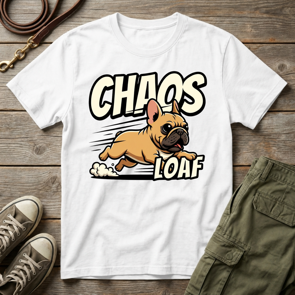 Frenchie Chaos Loaf T-Shirt