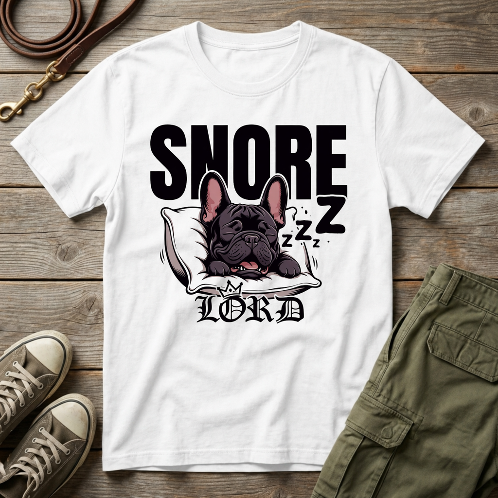 Frenchie Snore Lord T-Shirt