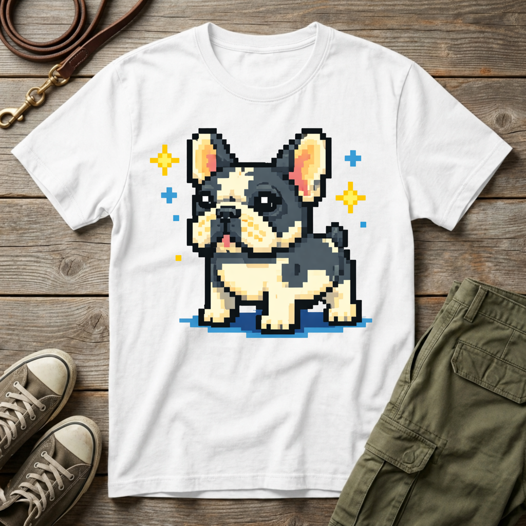 Pixelated Frenchie T-Shirt