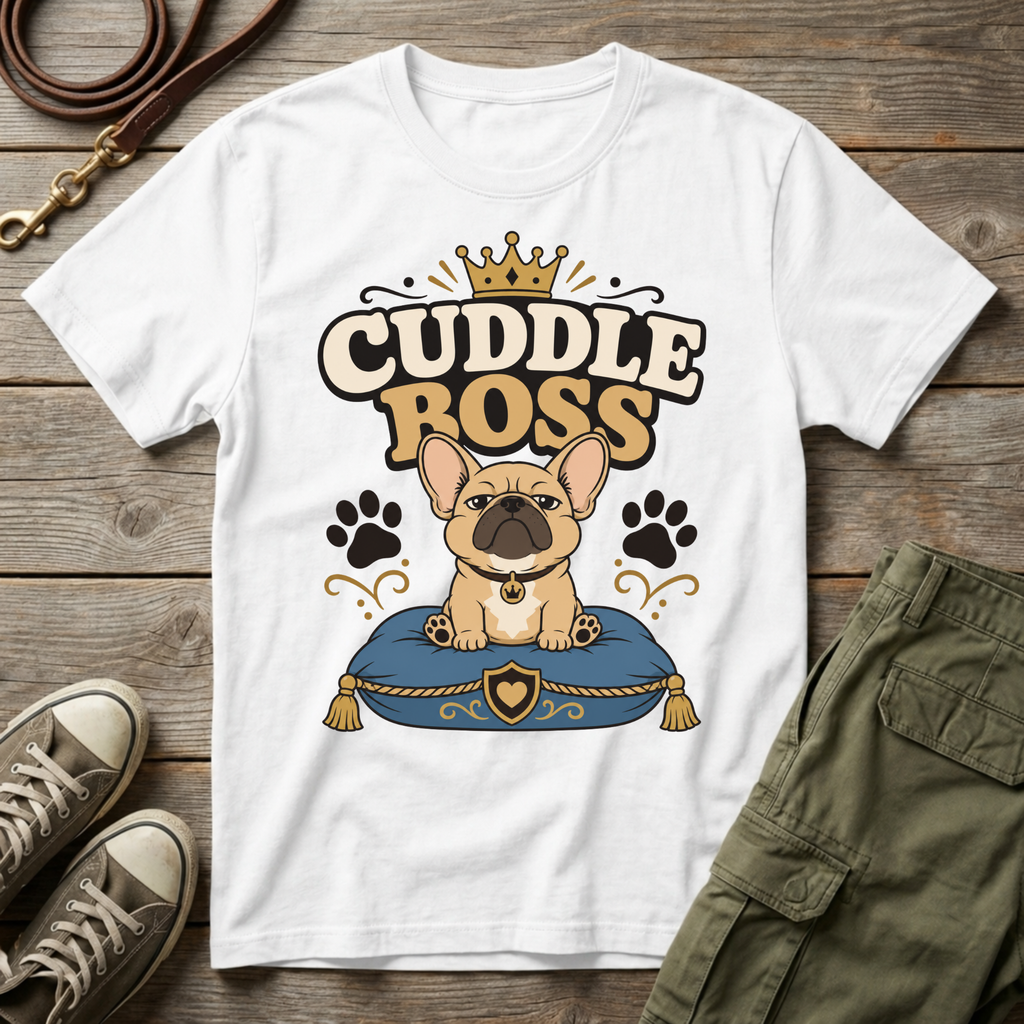 Frenchie Cuddle Boss T-Shirt