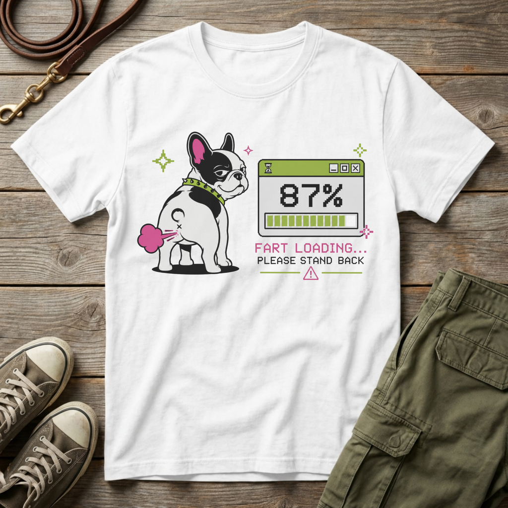 Frenchie Fart Loading T-Shirt