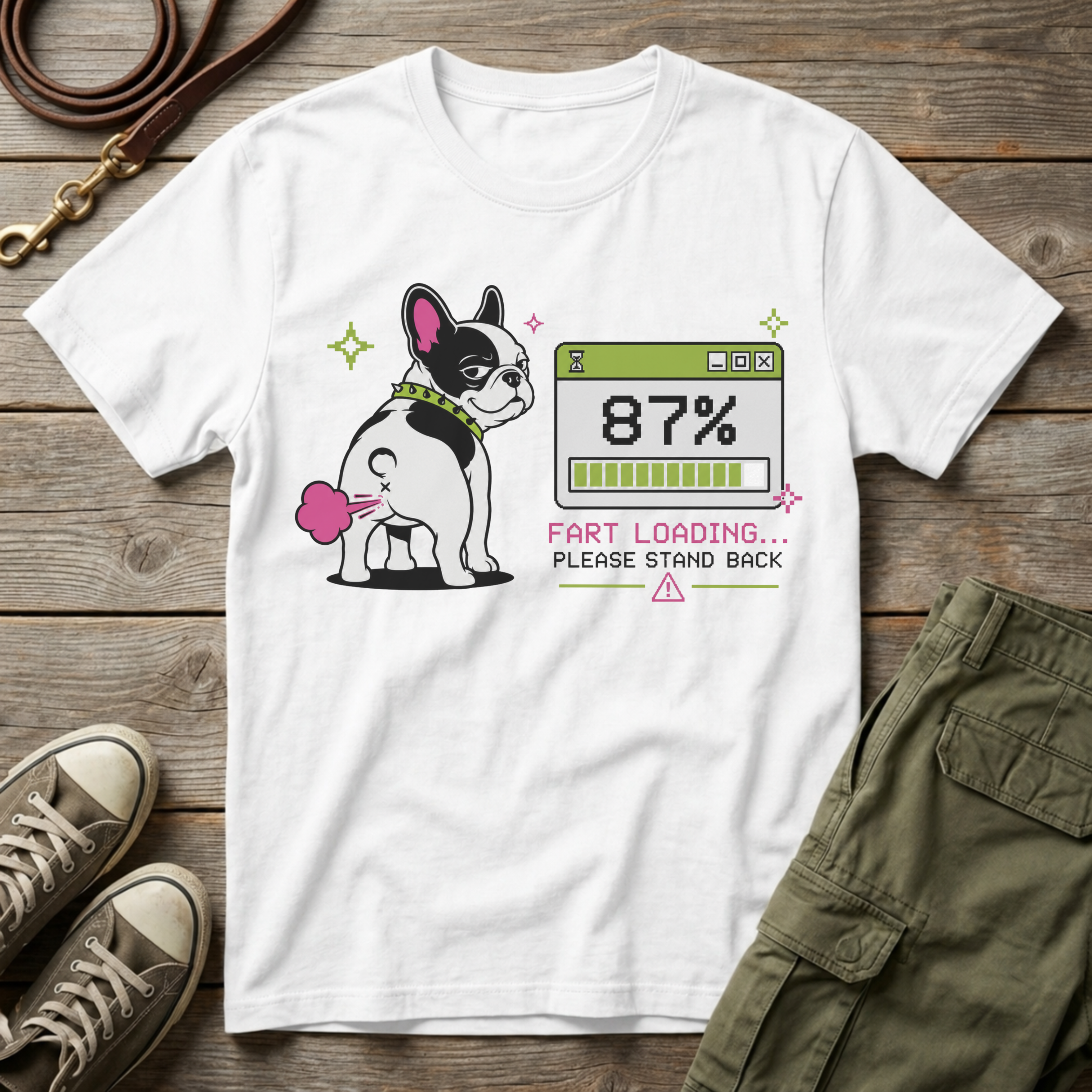 Frenchie Fart Loading T-Shirt