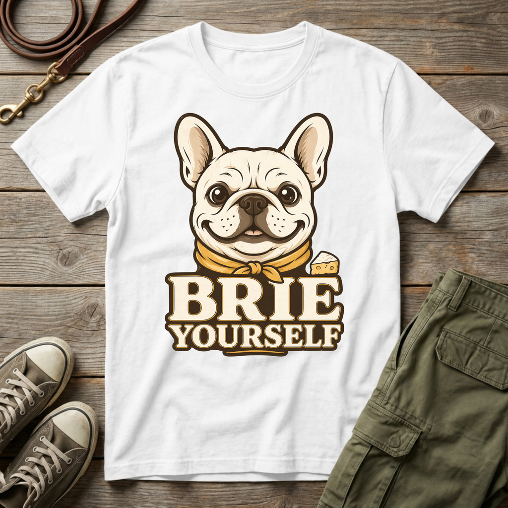 Frenchie Brie Yourself T-Shirt
