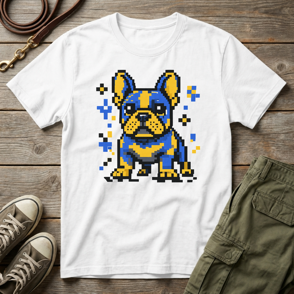Frenchie Pixel T-Shirt