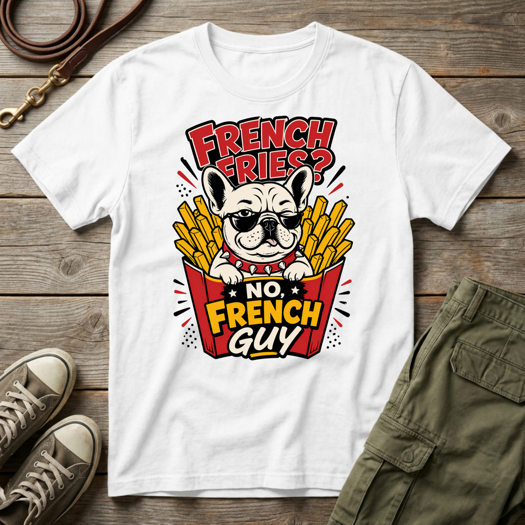 Frenchie French Fries T-Shirt