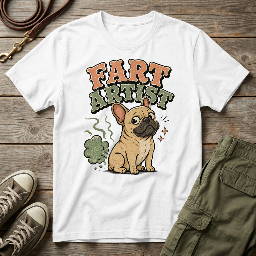 Frenchie Fart Artist T-Shirt