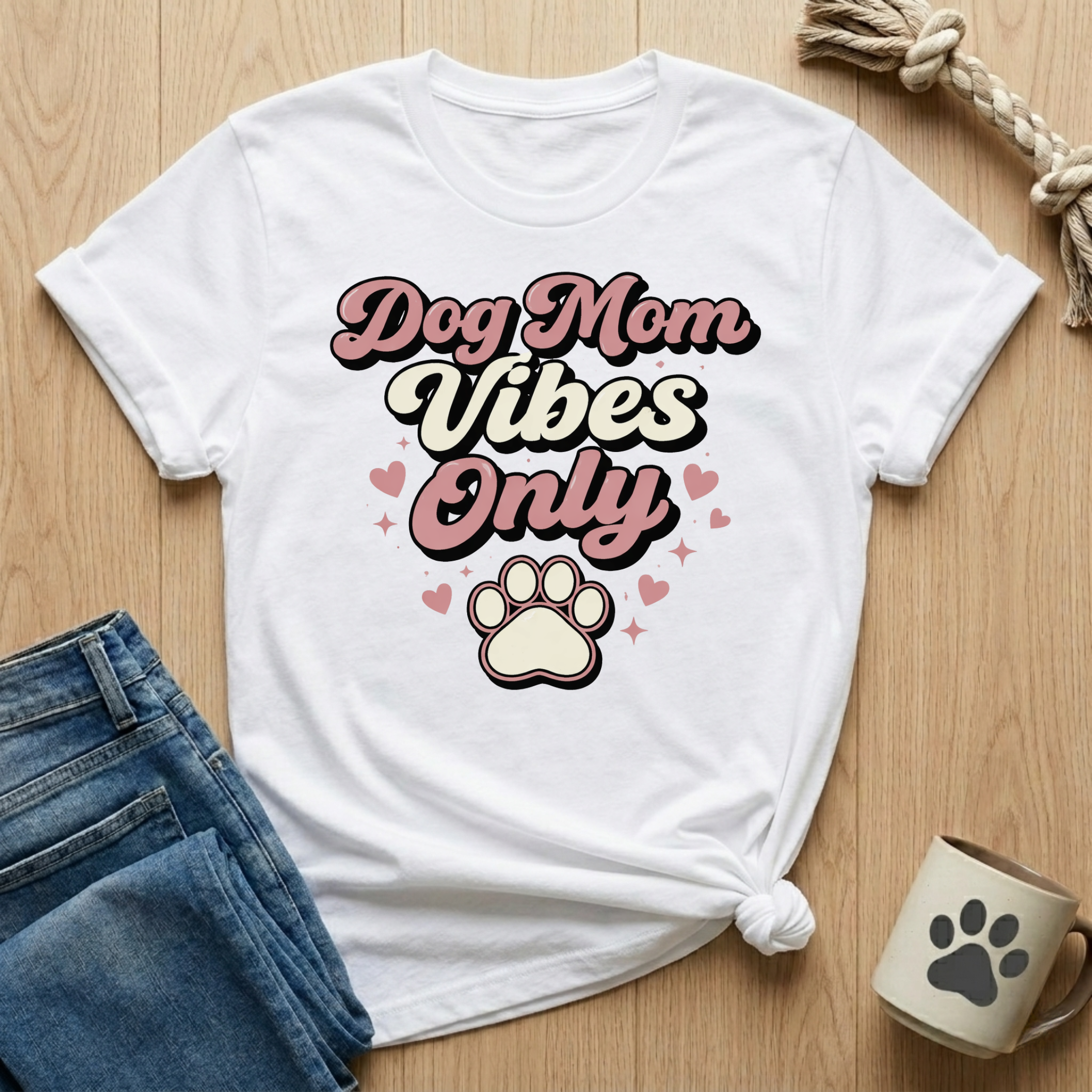 Dog Mom Vibes T-Shirt