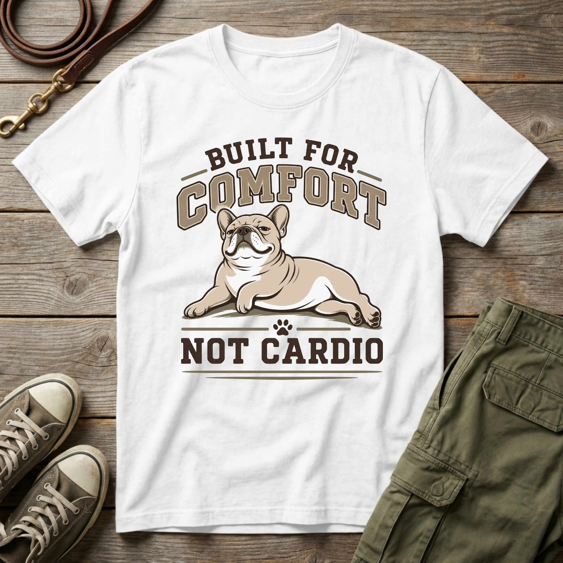 Frenchie Built For Comfort T-Shirt