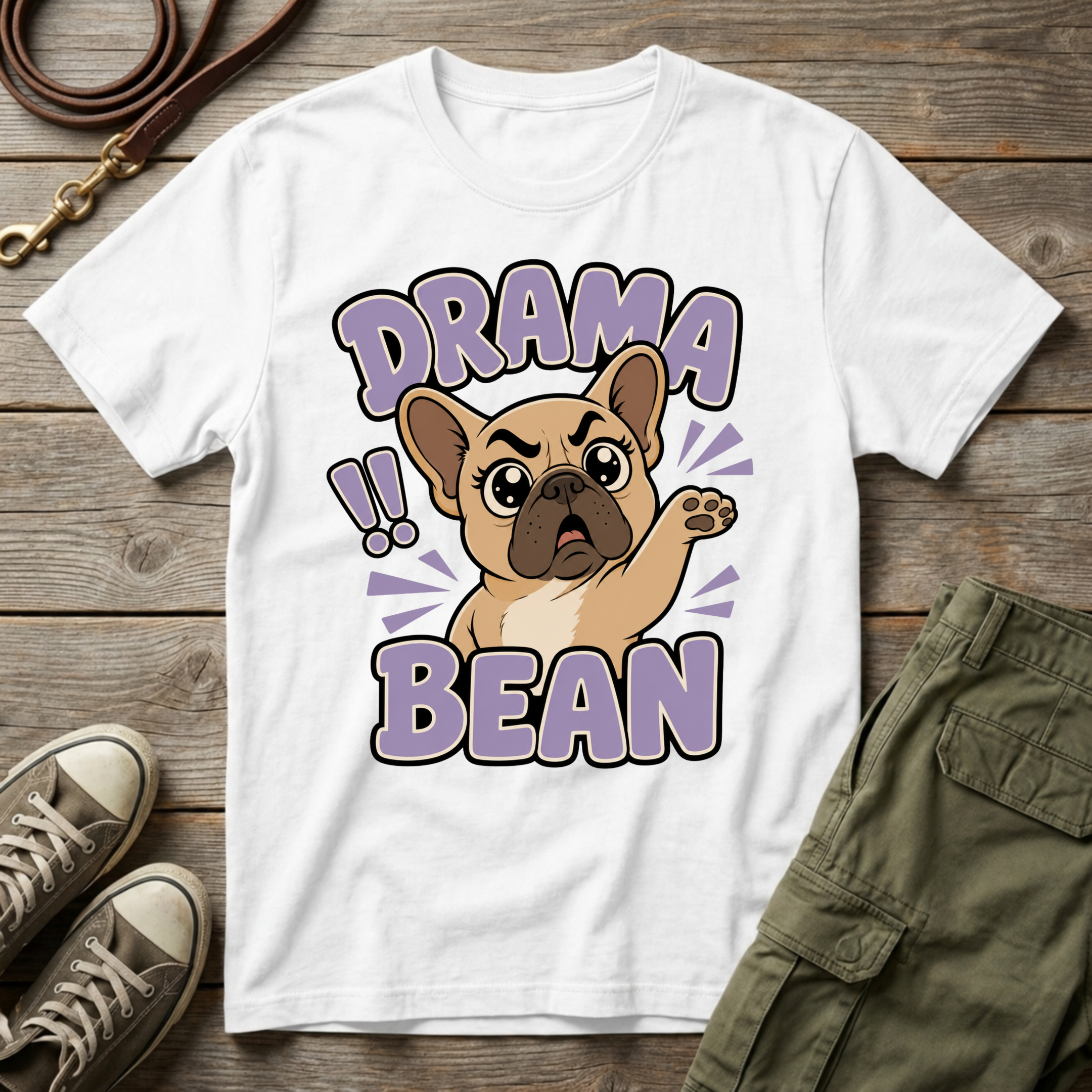 Frenchie Drama Bean T-Shirt