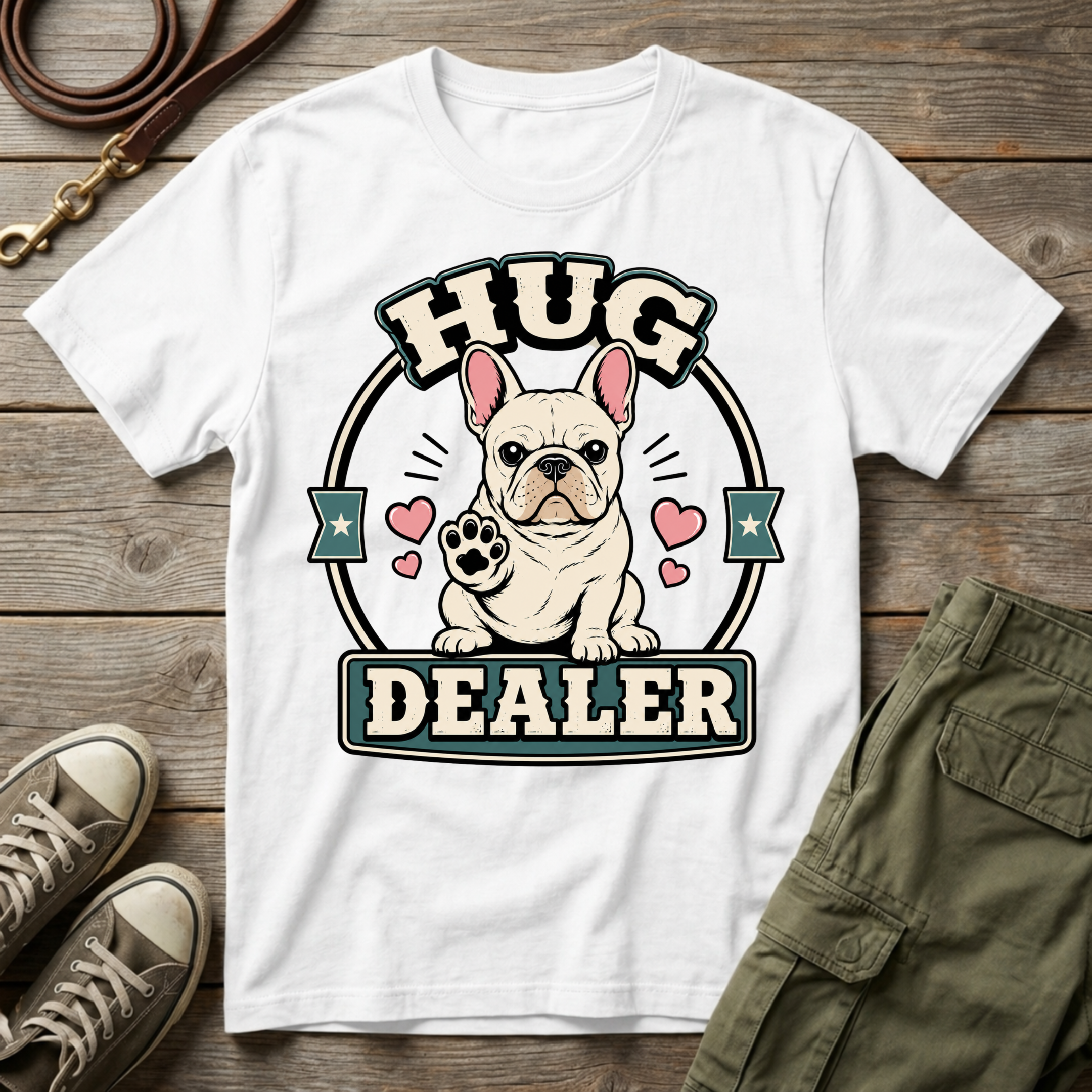 Frenchie Hug Dealer T-Shirt