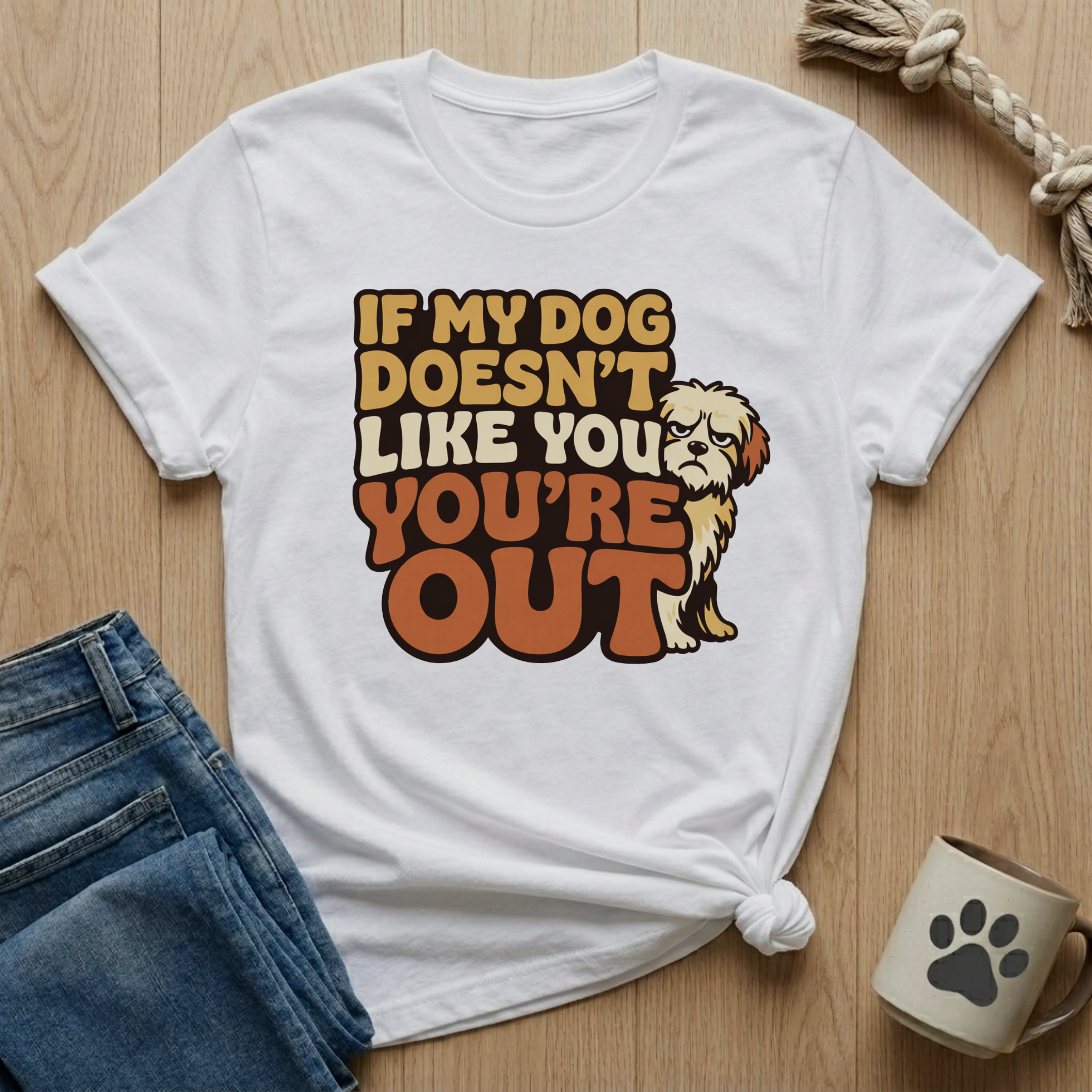 Dog Doesn't Like You - You're Out T-Shirt