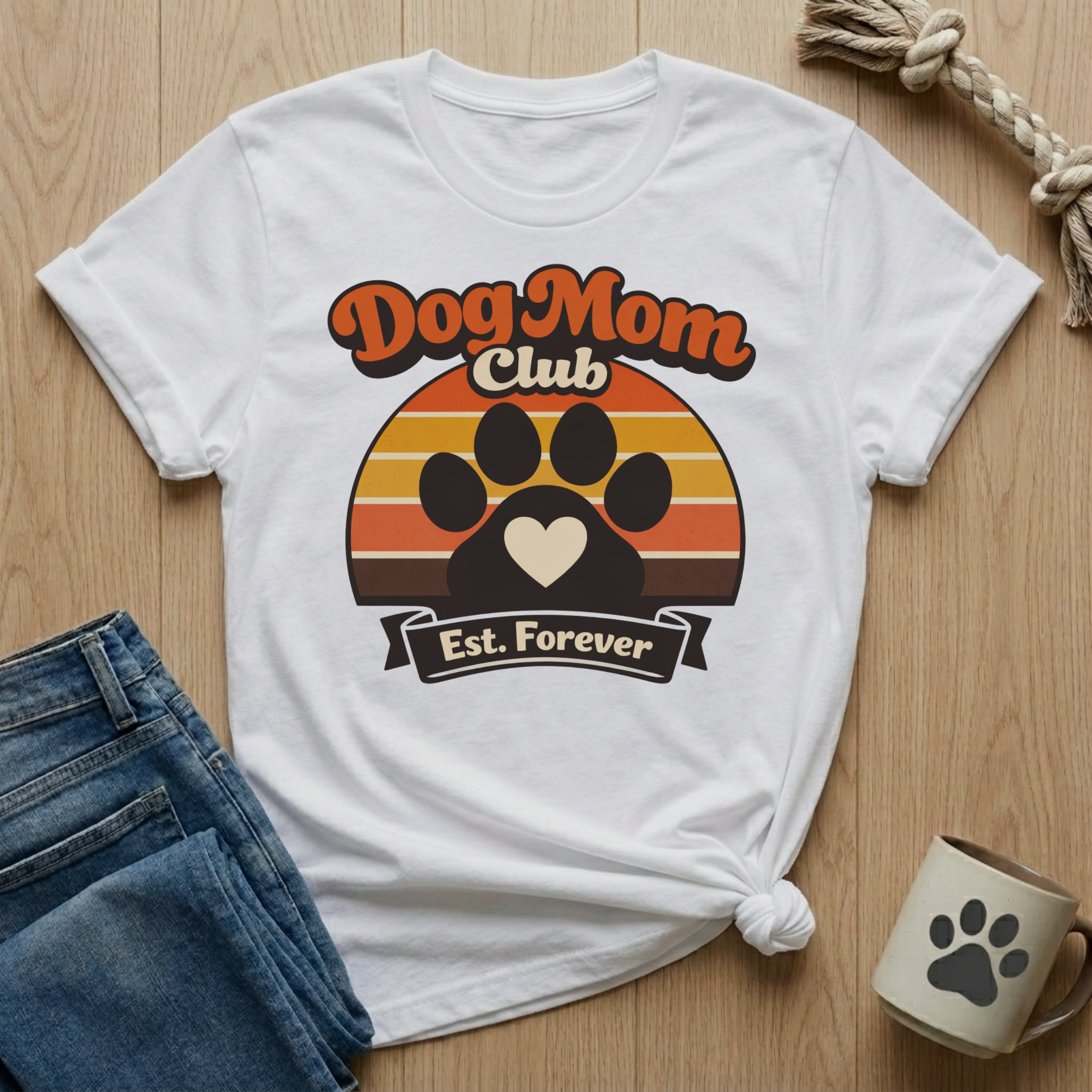 Dog Mom Club Est. Forever T-Shirt