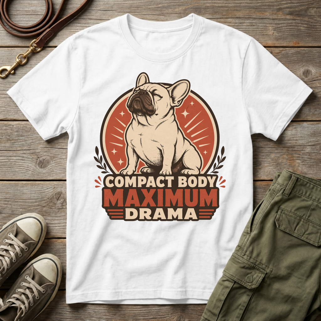 Frenchie Max Drama T-Shirt