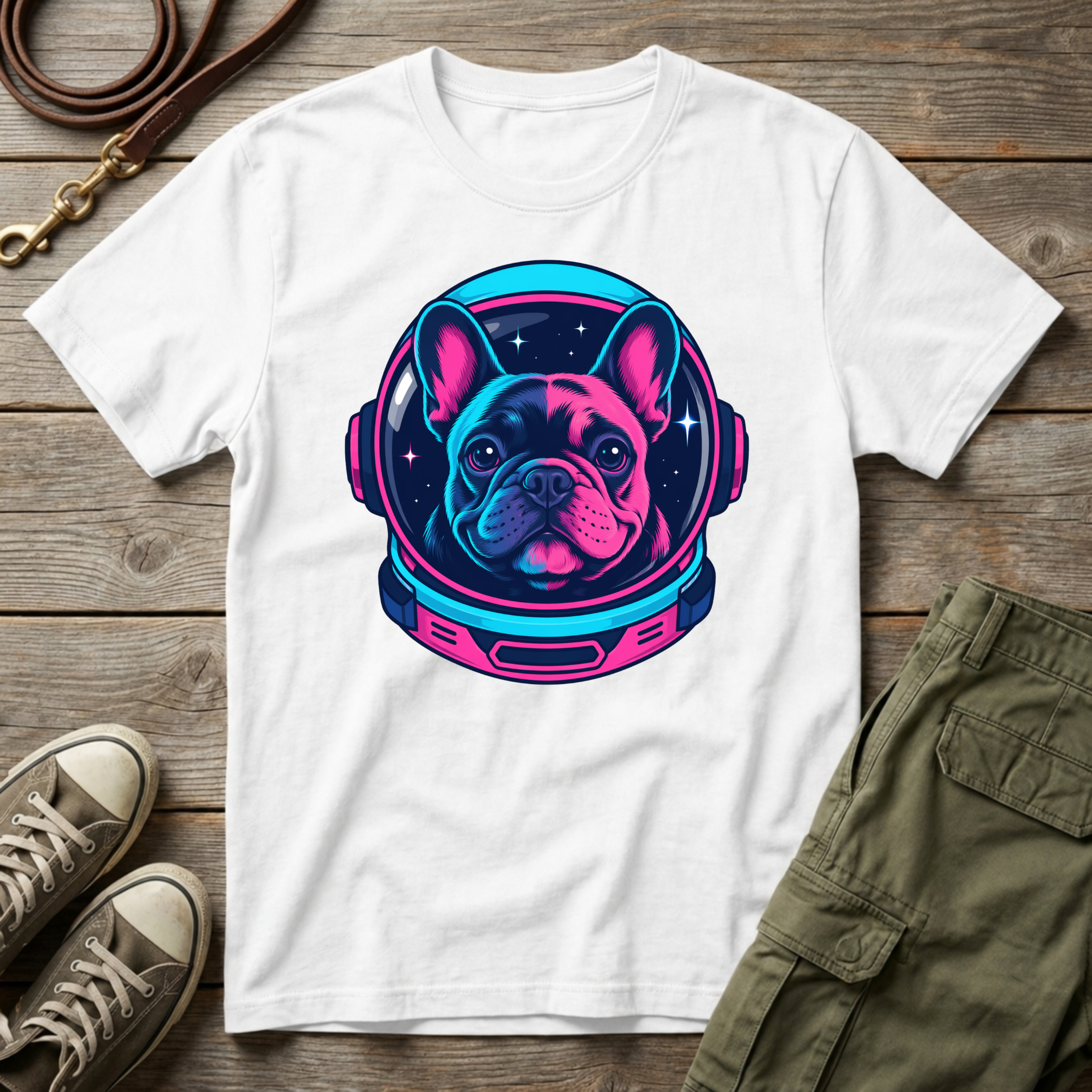 Space Frenchie T-Shirt