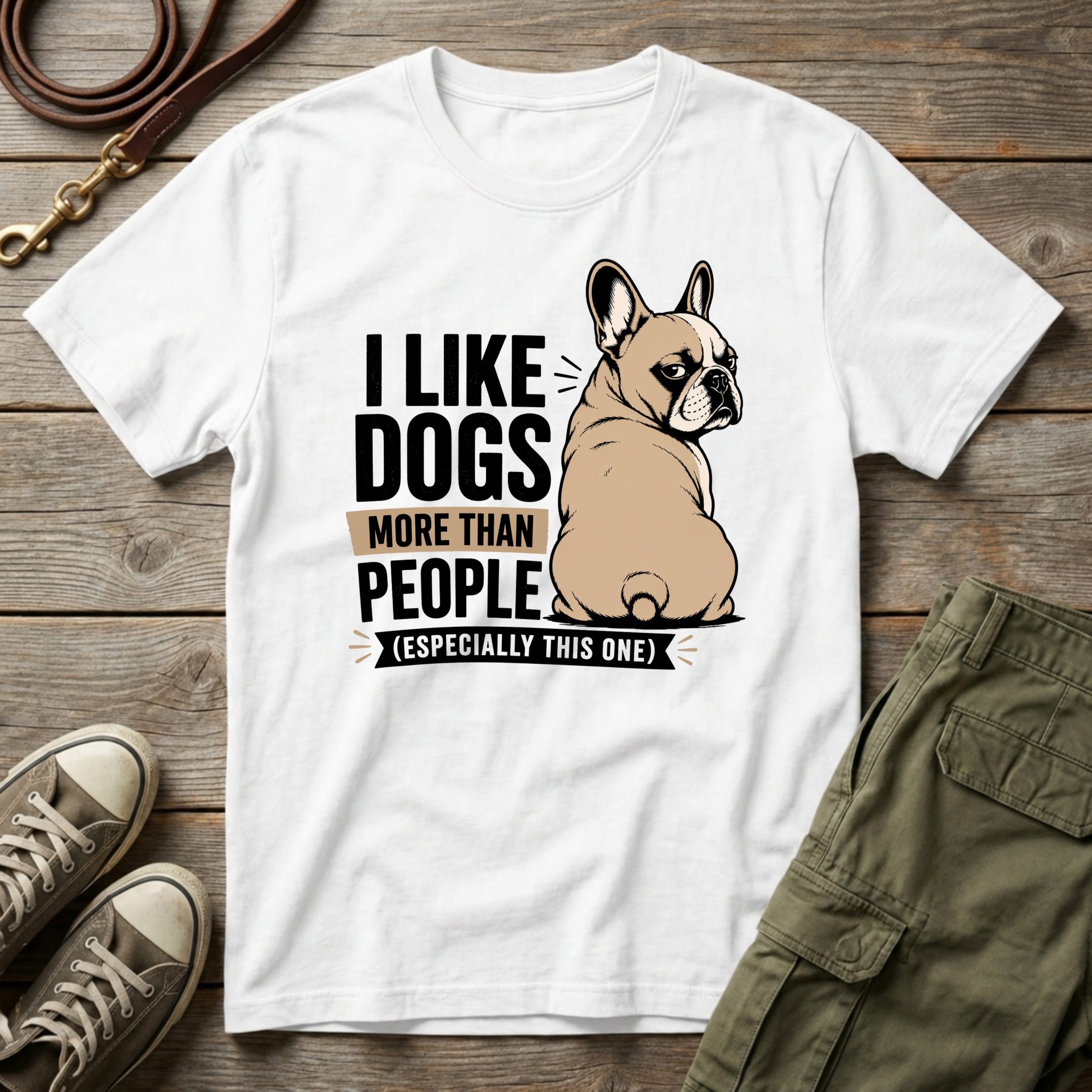 Frenchie More Than People T-Shirt