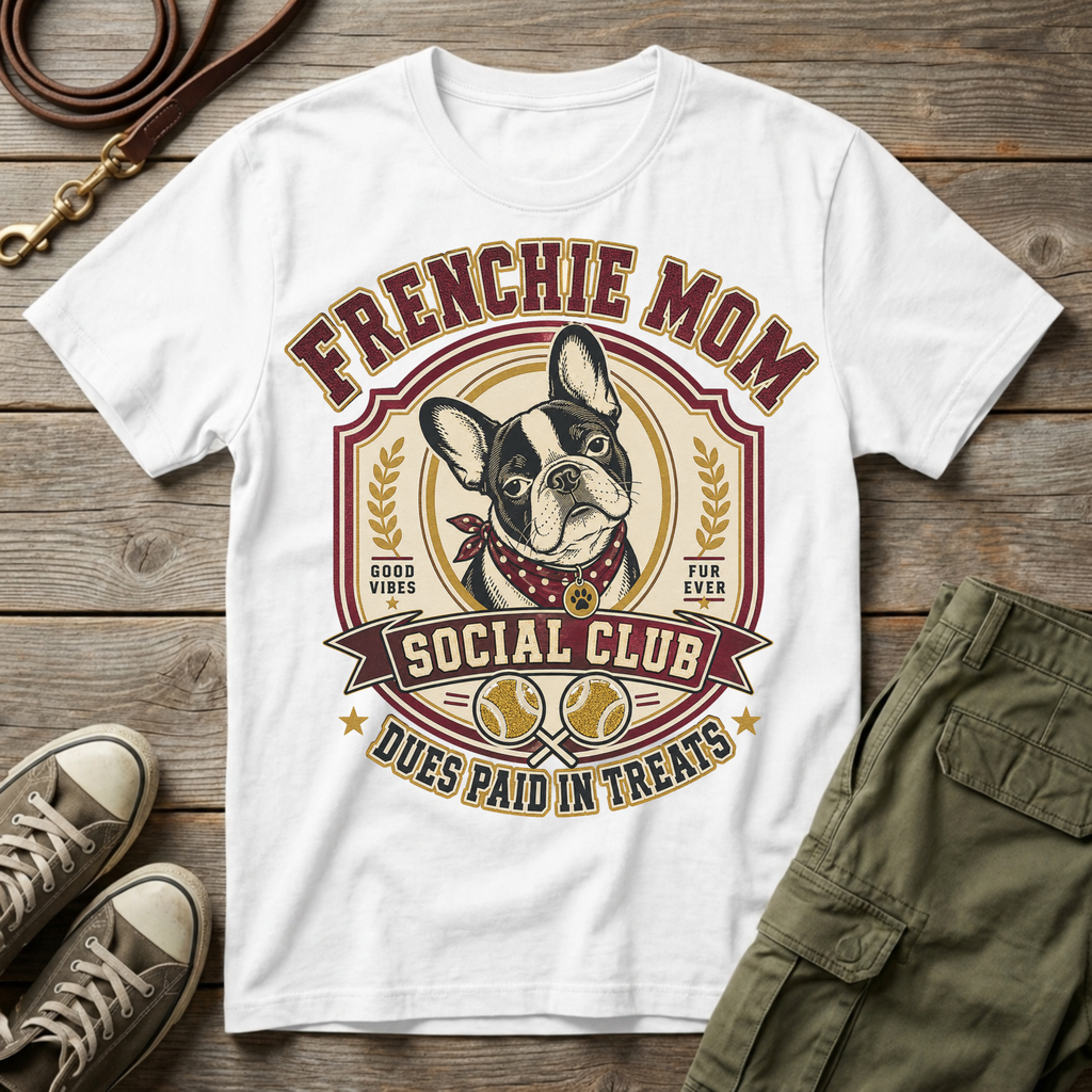 Frenchie Mom Social Club T-Shirt