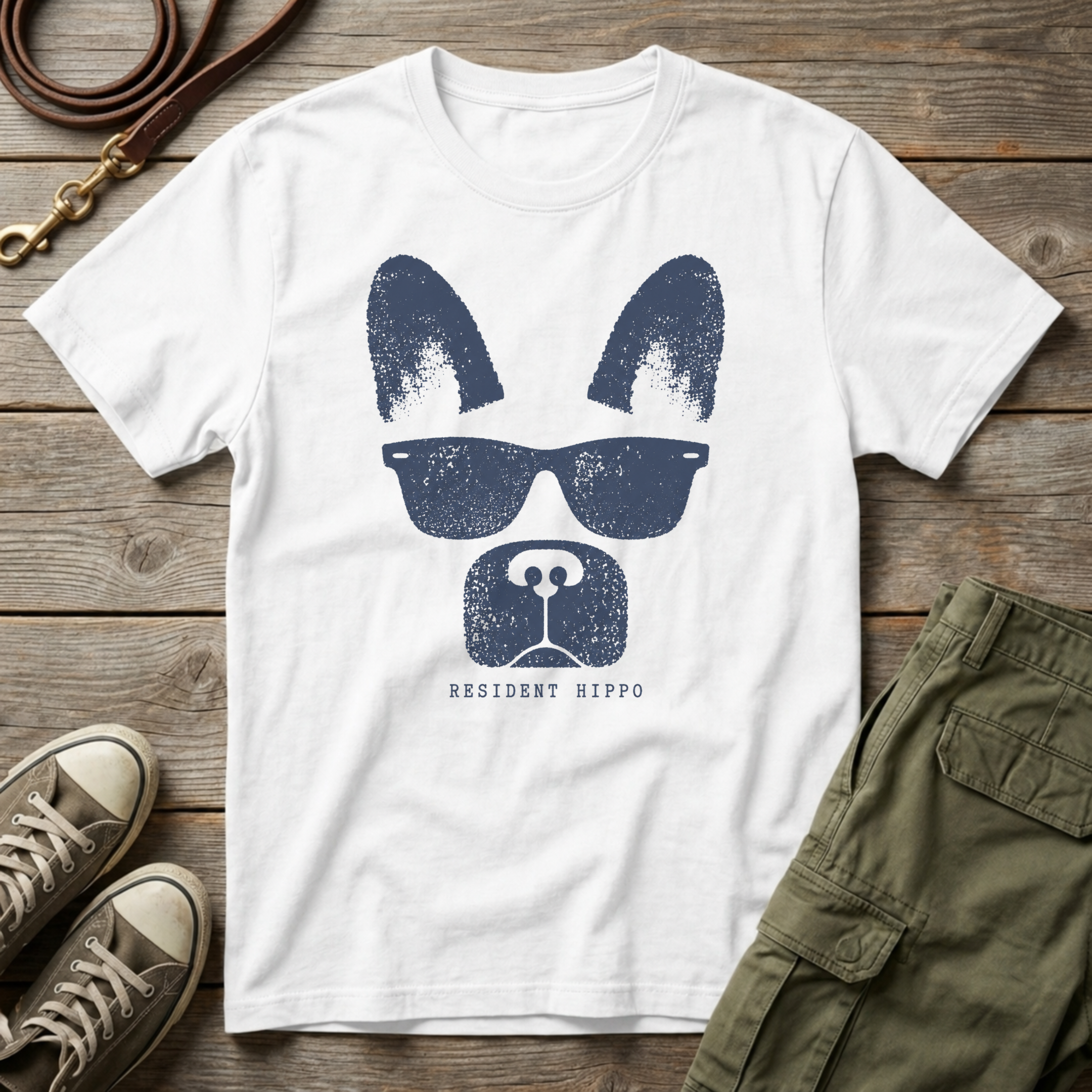 Frenchie Resident Hippo T-Shirt