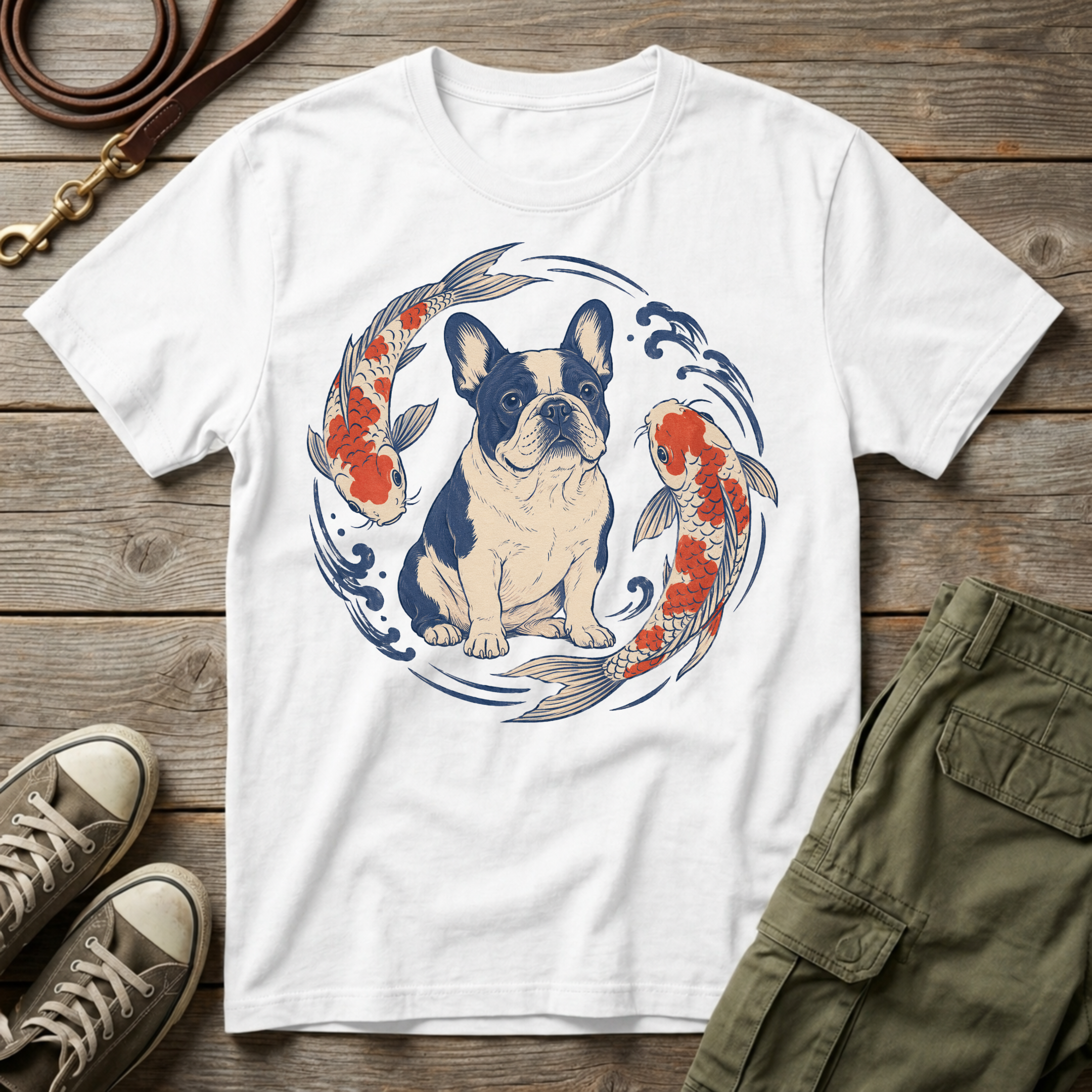 Koi Frenchie T-Shirt