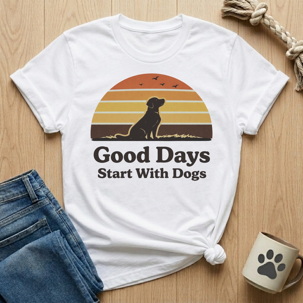 Good Days Start With Dogs T-Shirt