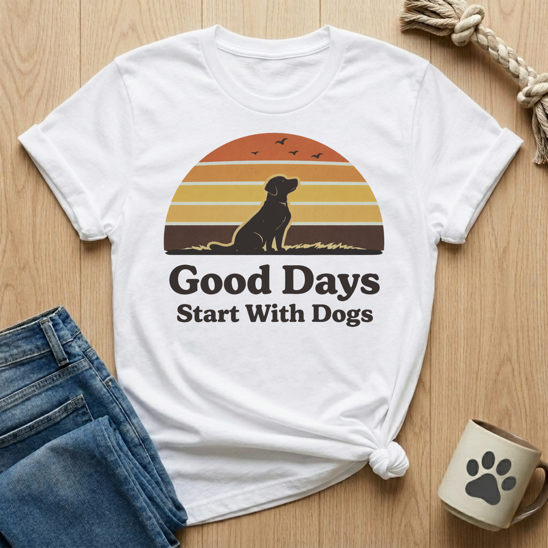 Good Days Start With Dogs T-Shirt