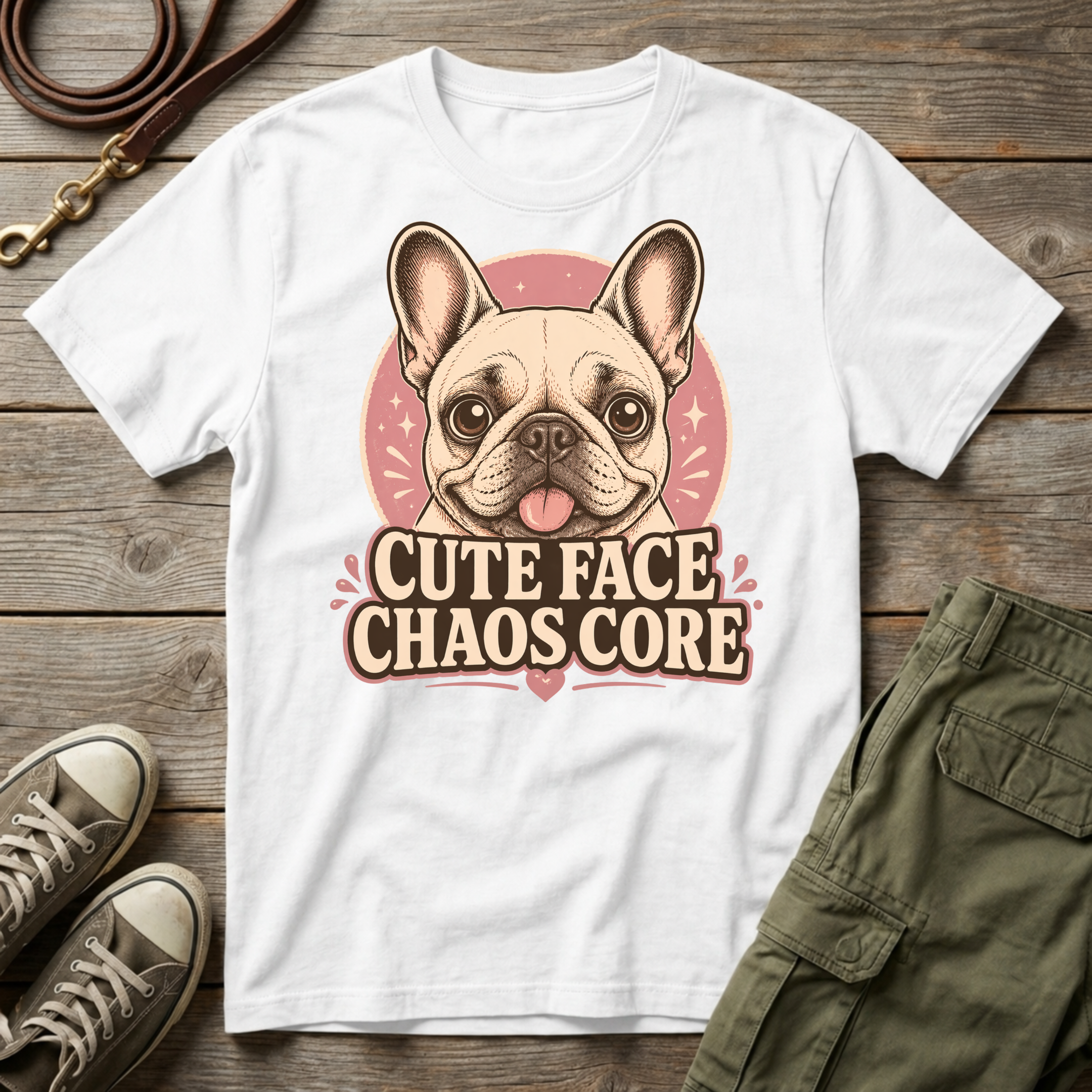 Frenchie Cute Chaos T-Shirt