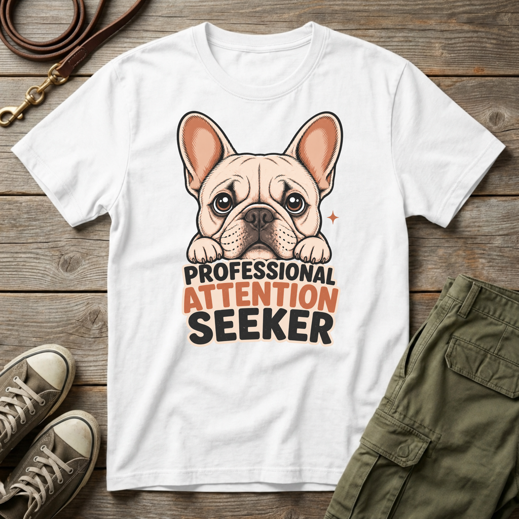 Frenchie Pro Attention Seeker T-Shirt