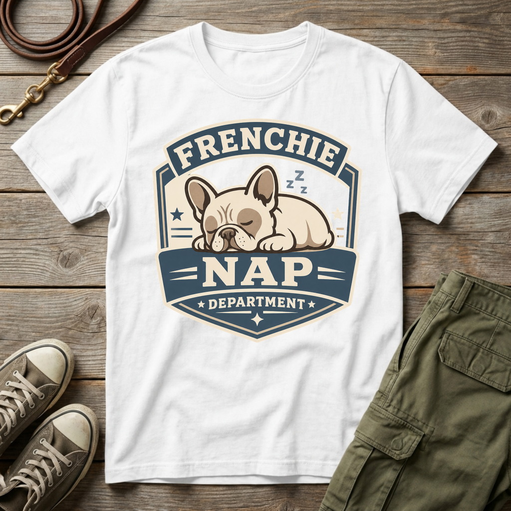 Frenchie Nap Department T-Shirt