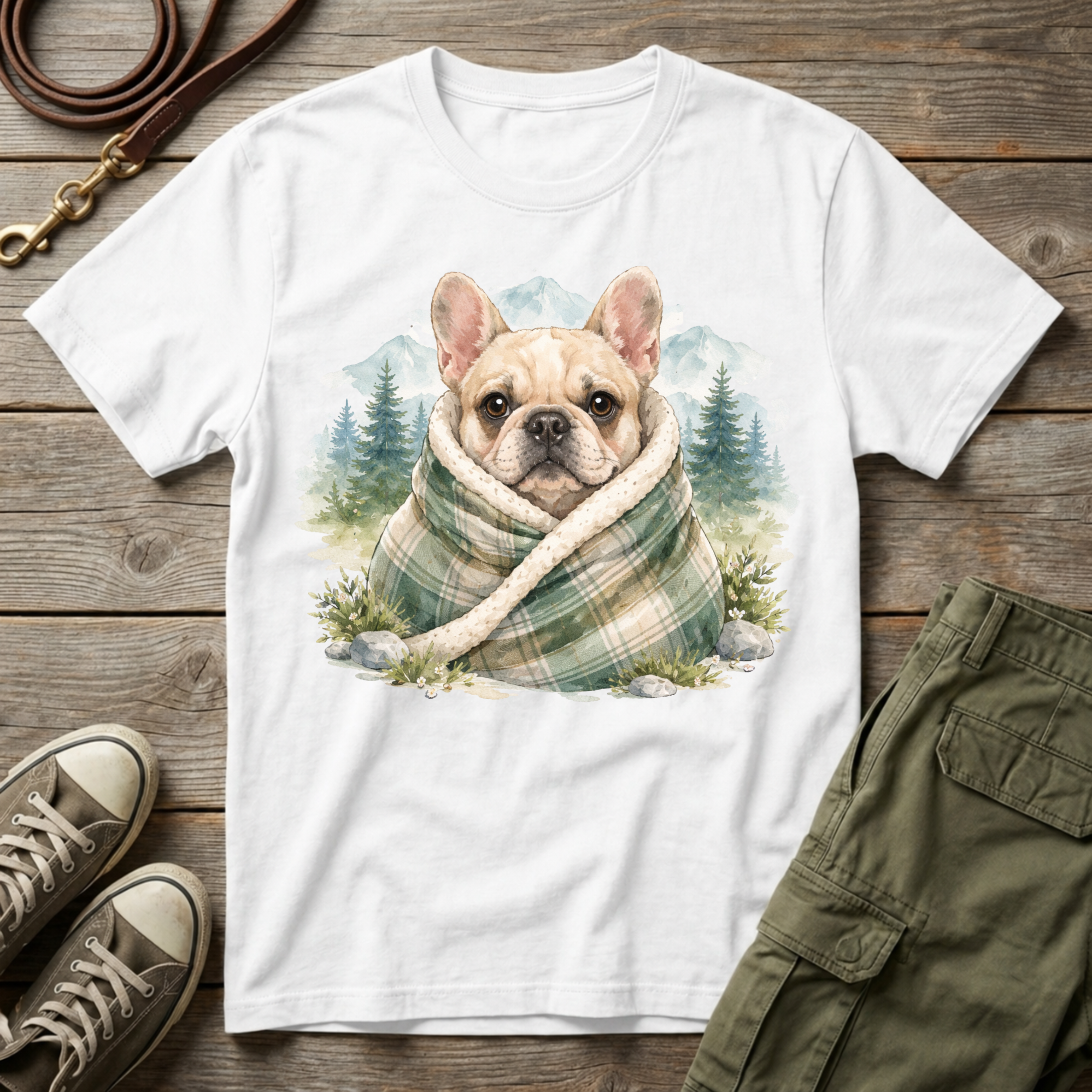 Cozy Mountain Frenchie T-Shirt