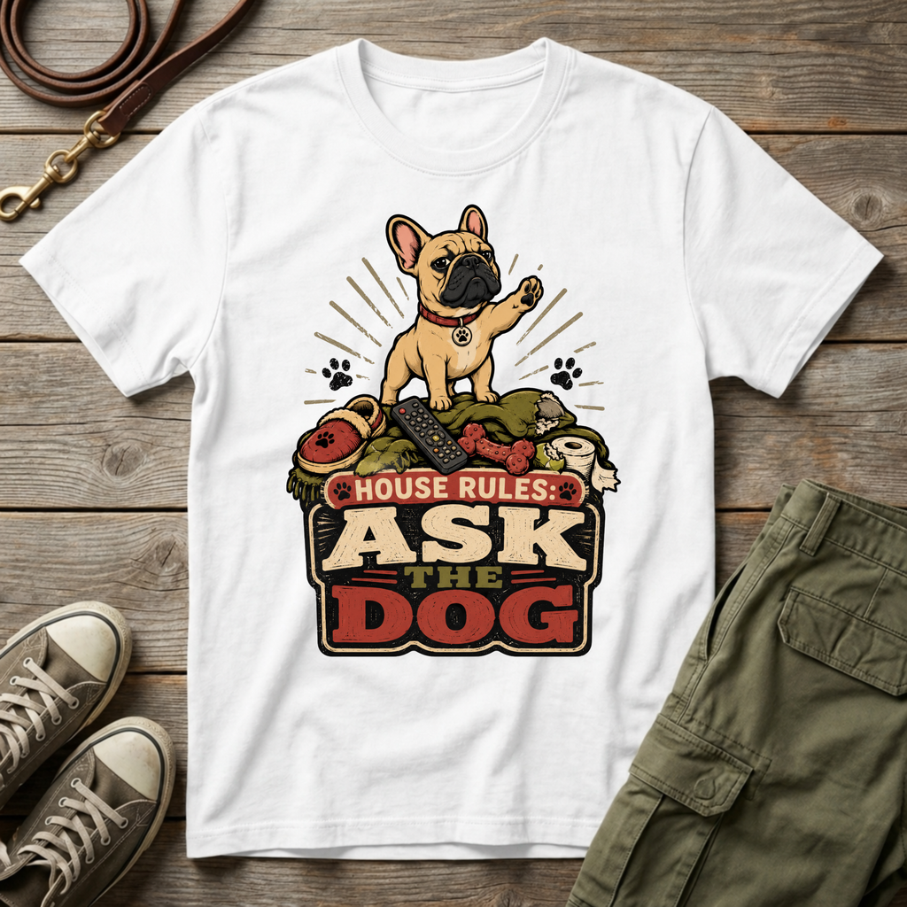 House Rules Ask The Dog T-Shirt