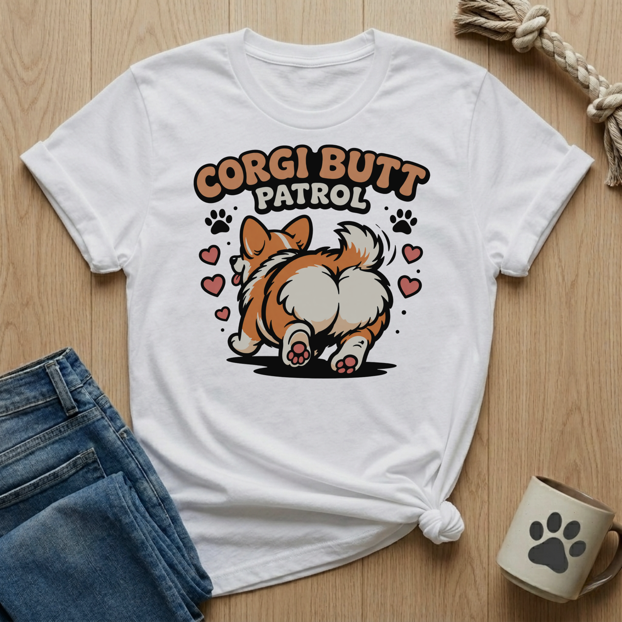 Corgi Butt Patrol T-Shirt