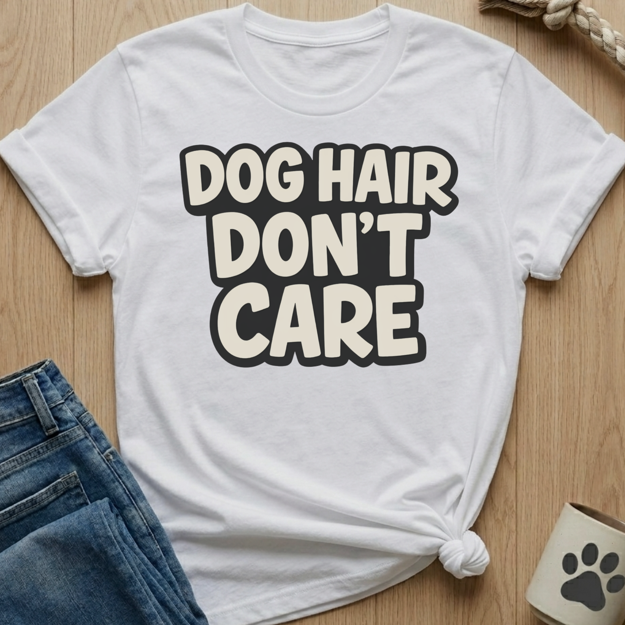 Dog Hair Don't Care T-Shirt