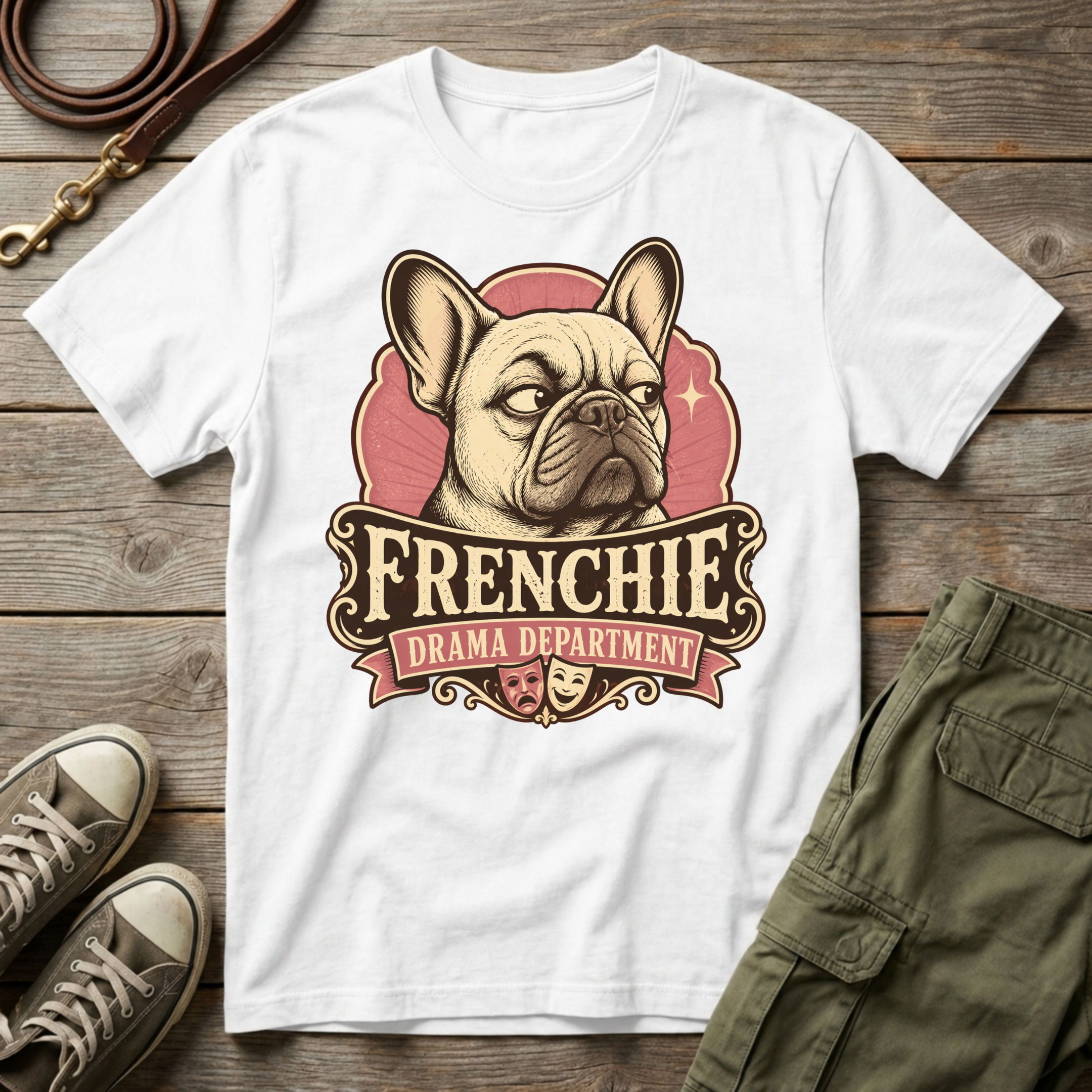 Frenchie Drama Department T-Shirt