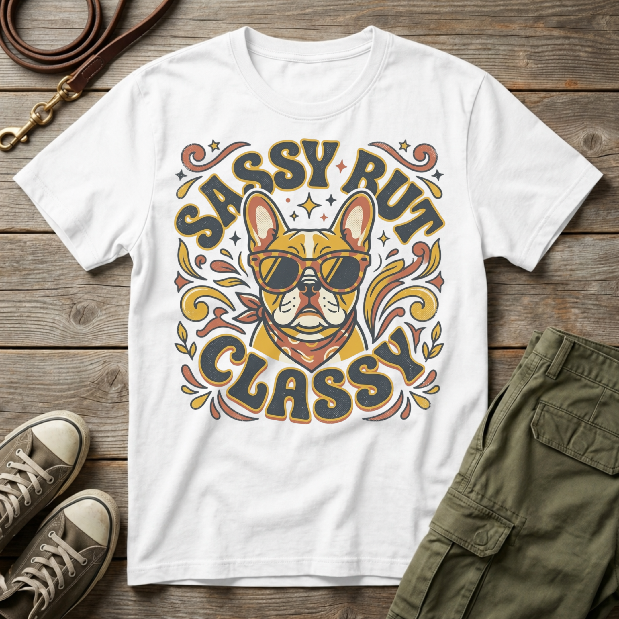 Sassy But Classy Frenchie T-Shirt