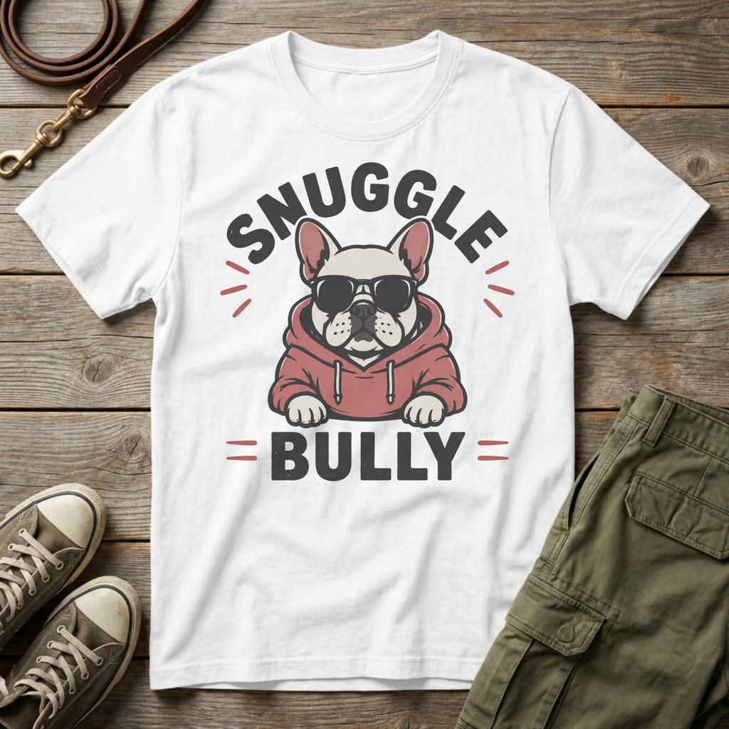 Frenchie Snuggle Bully Sweatshirt T-Shirt