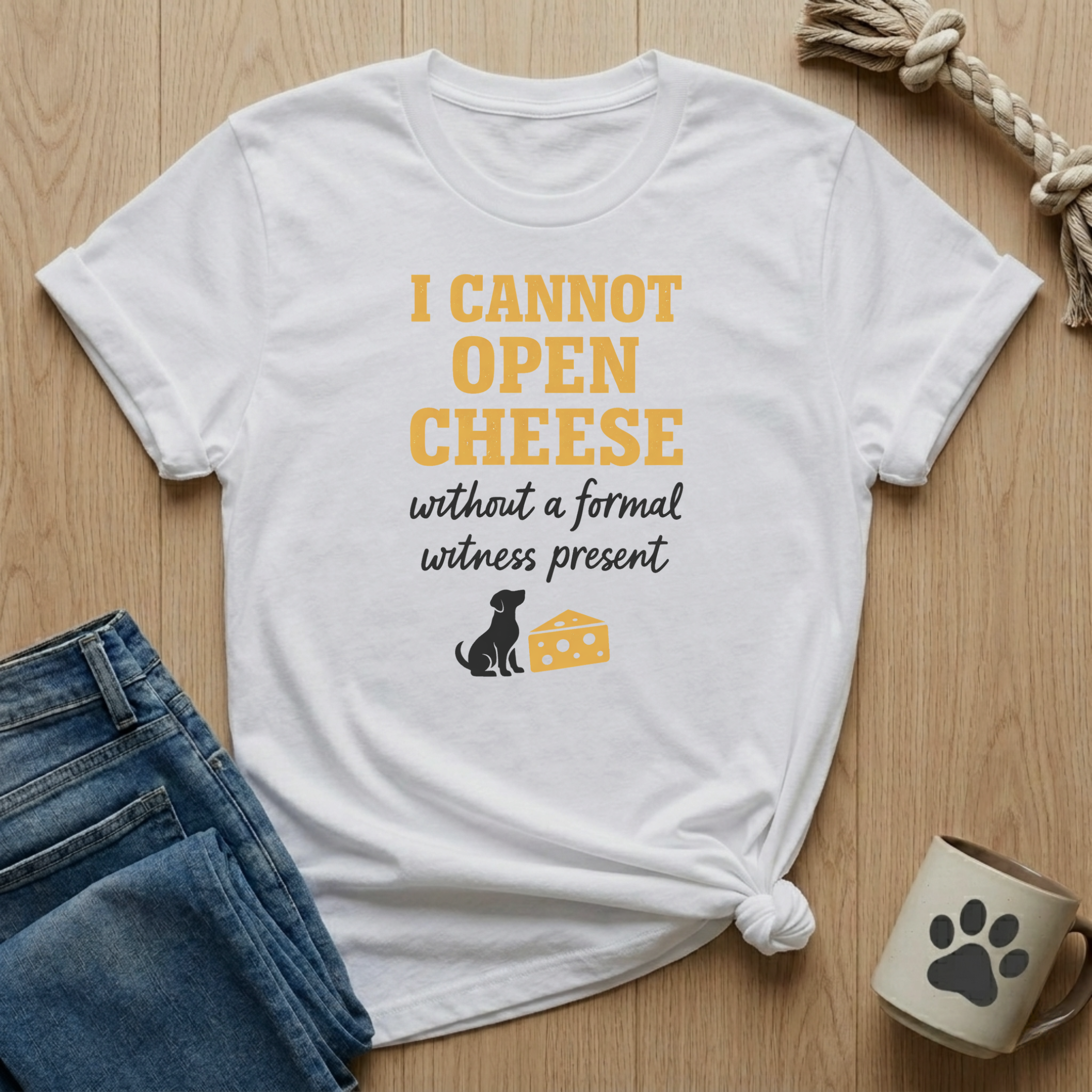 Cannot Open Cheese T-Shirt