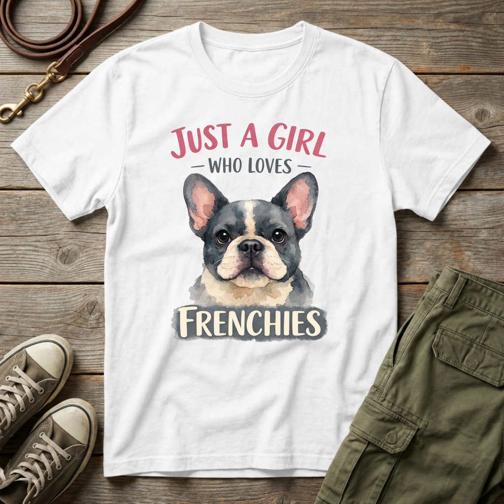 Girl Loves Frenchies T-Shirt
