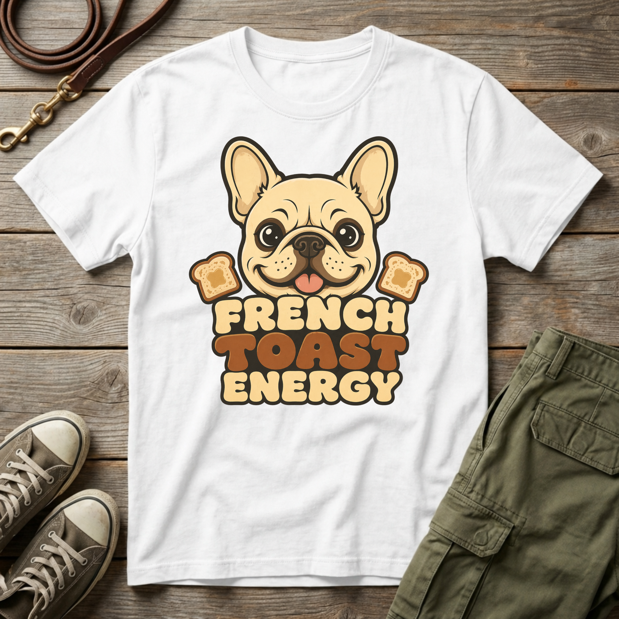Frenchie French Toast T-Shirt