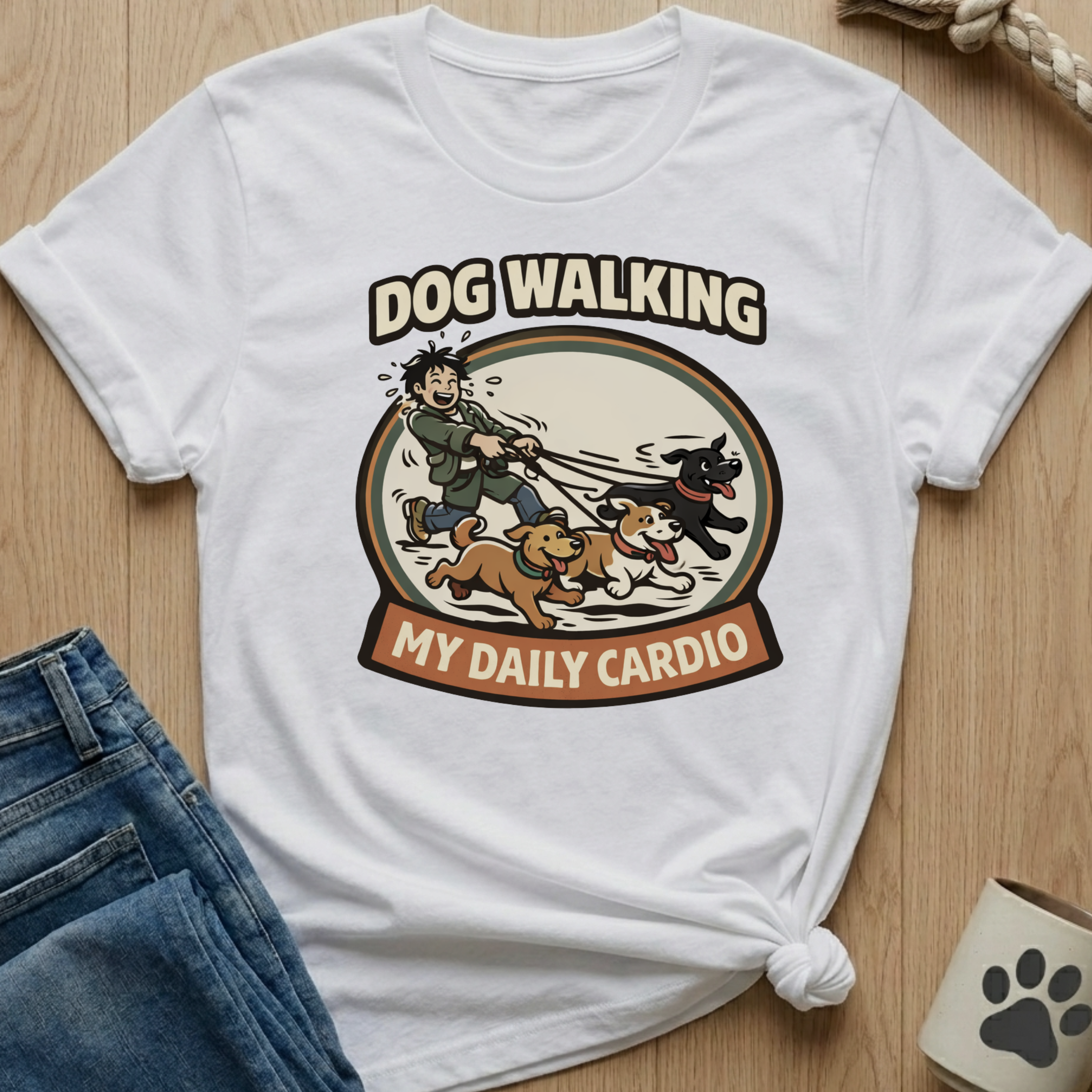 Dog Walking Cardio T-Shirt