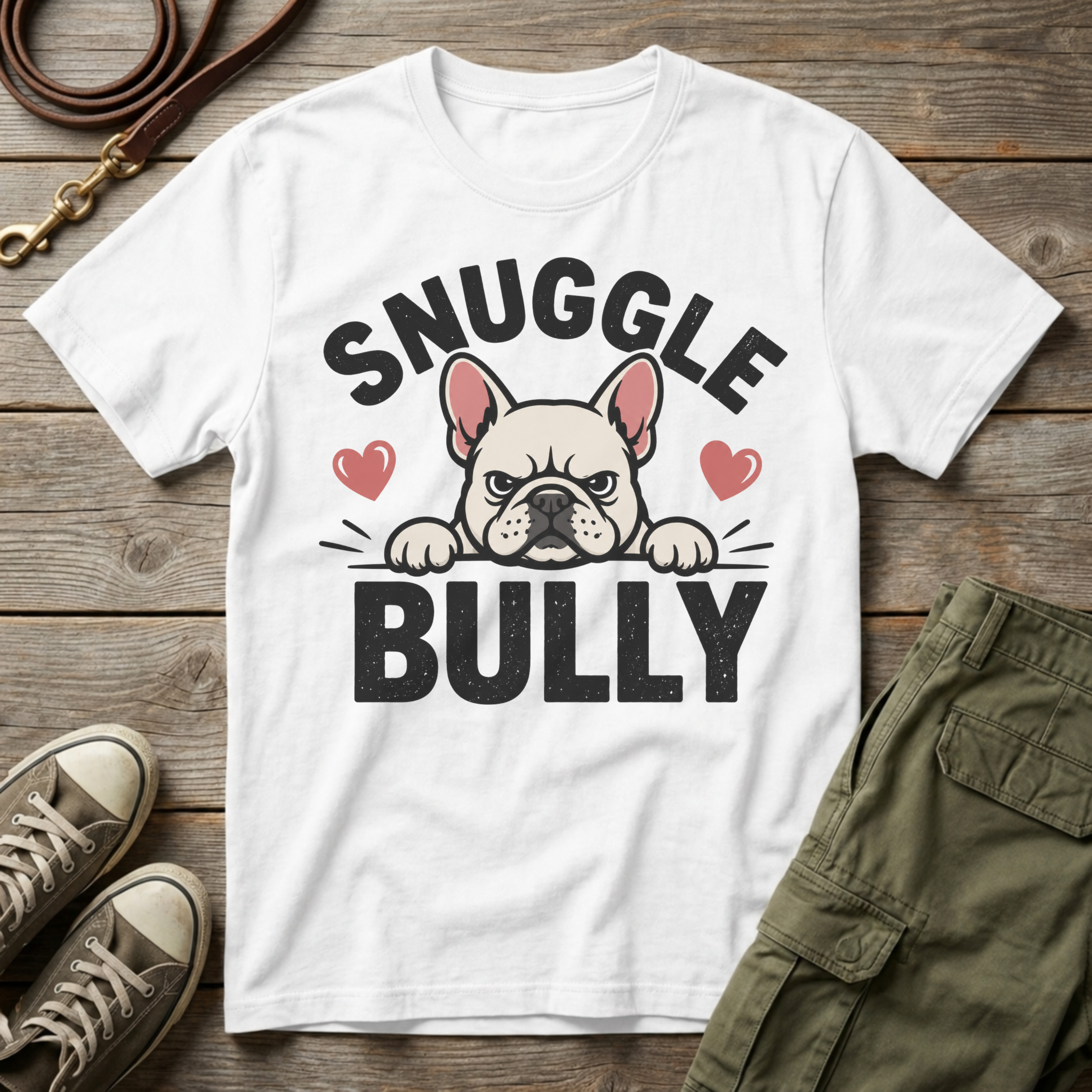 Frenchie Snuggle Bully T-Shirt